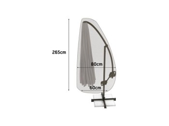 Funda parasol excentrico vison nortene 265 x 80 x 60 cm