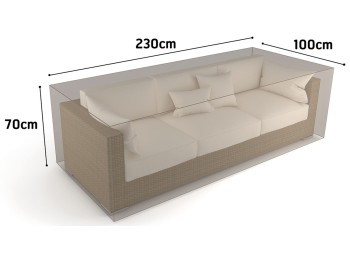 Funda sofa 3 plazas vison nortene 230 x 100 x h 70