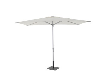 Parasol aluminio blanco non 3 x 2 m tubo 48 mm