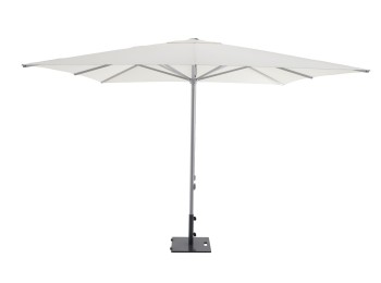 Parasol aluminio blanco non 3 x 3 m tubo 48 mm