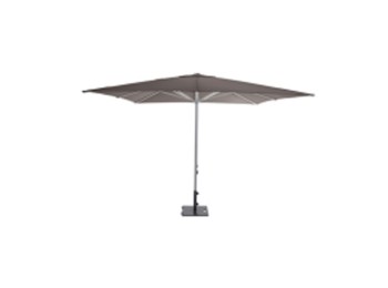 Parasol aluminio taupe non 3 m tubo 48 mm