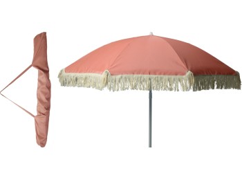 Parasol playa koopman Ø 176 cm rosa