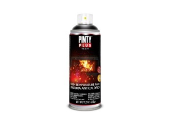 Pintura anticalorica spray tech 520 cc ral 9005 negro