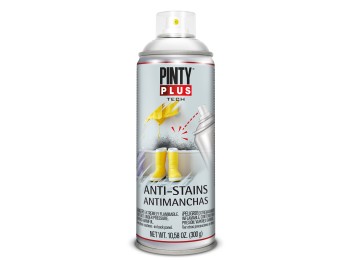 Pintura antimanchas spray tech pintyplus 520 cc blanco