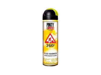 Marcador fluorescente 360º spray amarillo t146 650 ml pintyp