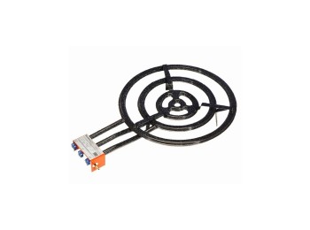 Paellero plano + gas butano/propano l-60-60 cm/36 a 90 garci