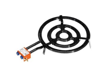 Paellero plano +gas butano/propano l-40-40cm garcima