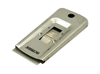 Rascador vidrios retractil incluye 5 hojas t10 de 3,9 x 1,9