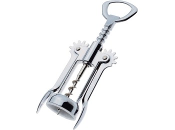 Sacacorchos cremallera cromado iris