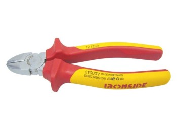 Alicate corte diagonal 1000 v 145 mm mango bicomponente iron