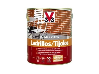 Barniz exterior ladrillo incoloro mate 2,5 l v33