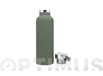 Botella termo inox sport 750 ml - verde