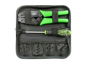 Alicate para terminales con punta intercambiable jbm