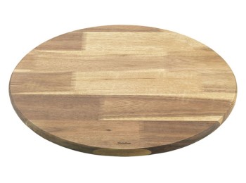 Tabla cortar giratoria madera acacia lazy susan metaltex