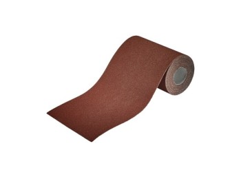 Lija papel abrasivo madera metal gr 80 115 x 5000 mm wolfcra