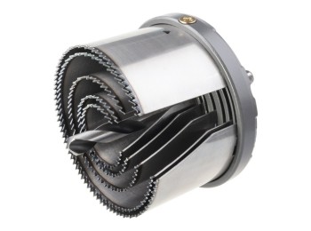 Sierra corona profesional 5 hojas Ø 28 mm a 75 mm wolfcraft