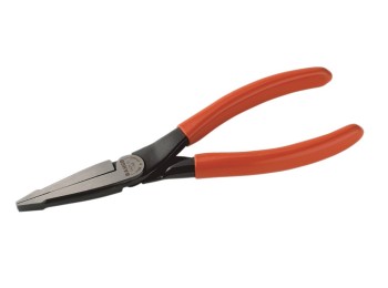 Alicate b/plana larga 160 mm pavonado m/plast 2421 d-160ip b