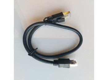 Cable ethernet rj45 cat-8 0,5 m negro axil