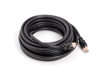 Cable ethernet rj45 cat-8 10m negro axil