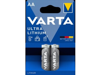 Pila ultra litio aa 1,5v 2pz varta