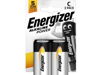 Pila alcalina power c lr14 1,5v 2pz energizer