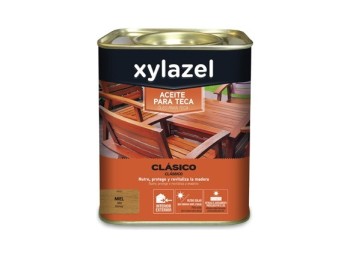 Aceite teca protector al agua 750 ml miel xylazel