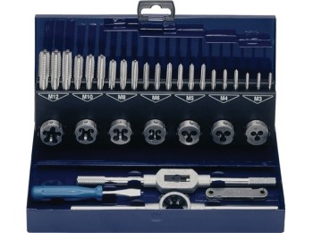 Herramienta de roscar 32pz m3-m12 hss casete metal promat pr
