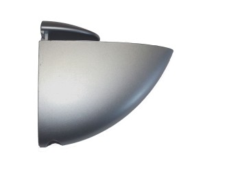 Soporte estante pelicano 75x65mm cromado mate 2uds micel