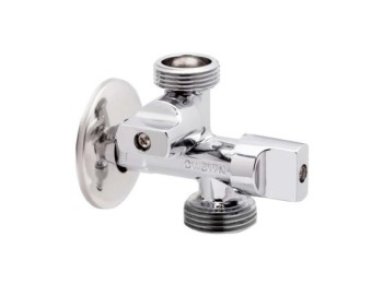 Valvula manguera 2 salidas indep. 1/2´x 1/2´ x 3/8´ genebre