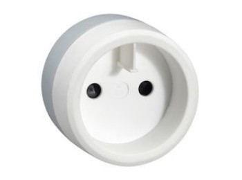 Adaptador enchufe viaje 2p blanco eur/usa legrand