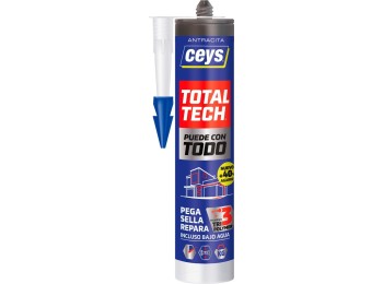 Adhesivo sellador total tech 290 ml antracita ceys
