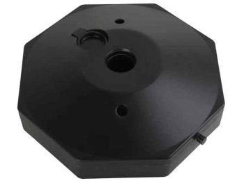 Base negra para poste rellenable para poste blanco/rojo s21