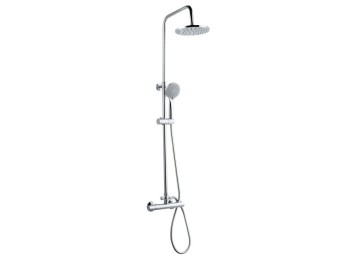 Columna ducha termostatica mod. pacific rociador redondo art