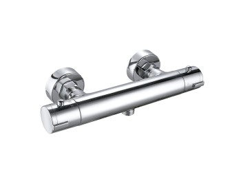 Grifo monomando termostatico ducha coral cromo artic