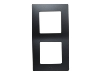 Marco 2 elementos negro serie niloe legrand