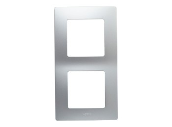 Marco 2 elementos plata serie niloe legrand