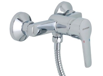 Monomando de ducha con kit basik crom genebre