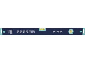 Nivel aluminio burbuja ü0,5 mm/m 50 cm tecwerk