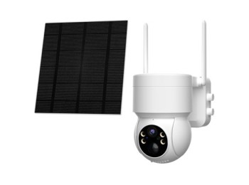 Camara wifi exterior motorizada panel solar atlas 2,4ghz 3mp