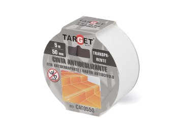 Cinta antideslizante 5 m x 50 mm transparente target