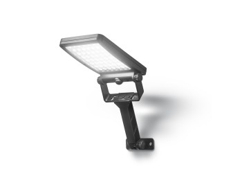 Aplique led solar carvalho 500lm sensor crep. 10h ip54 d/mov