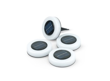 Baliza led solar mitra? pack 3+1 unidades 10lm 4000k pared o