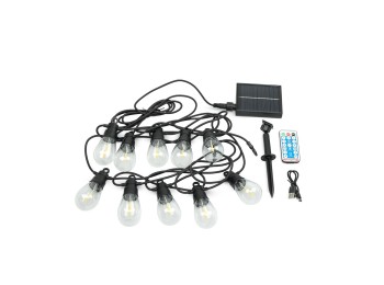 Guirnalda solar led diana? 6,5 metros 200 lumenes 2700k garz