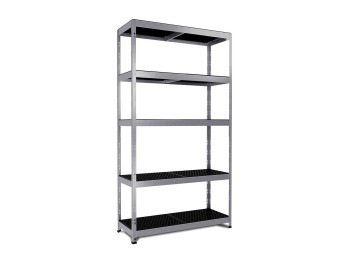Estanteria metal 5 estantes pp sin tornillos rivet alloy 180