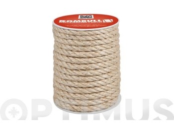 Cuerda sisal cableada 4 cabos Ø 10 mm 25 mt rombull