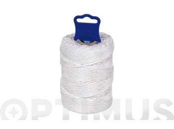Hilo replanteo poliamida trenzado Ø 1,3 mm 100 mt blanco rombull