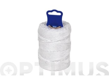Hilo replanteo polipropileno trenzado Ø 1,8 mm 100 mt blanco rombull