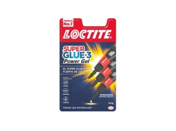 Adhesivo instantaneo super glue-3 mini trio powerflex 3 x 1