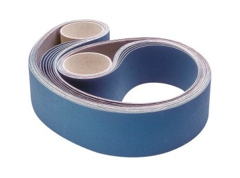 Banda lija 150x2000mm para inox corindon de circonio gr80 tecwerk