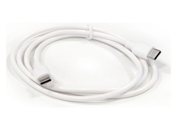 Cable conexion usb-tipo c blanco 1 mt axil